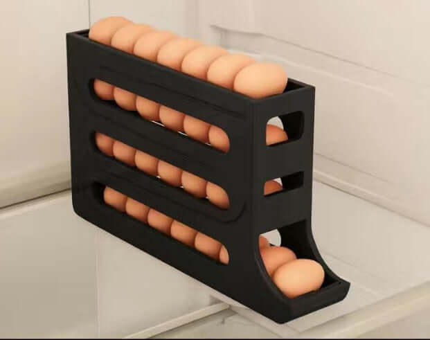 Refrigerator 4-Layer Automatic Egg Roller Sliding Egg Tray