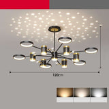 Light Luxury Chandelier Nordic Star Lamp Combination Whole House Package